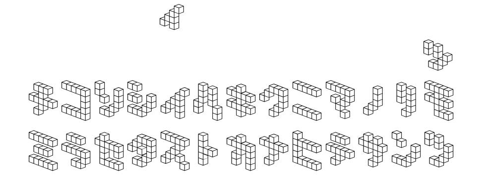 Demon Cubic Block NKP 字形 标本