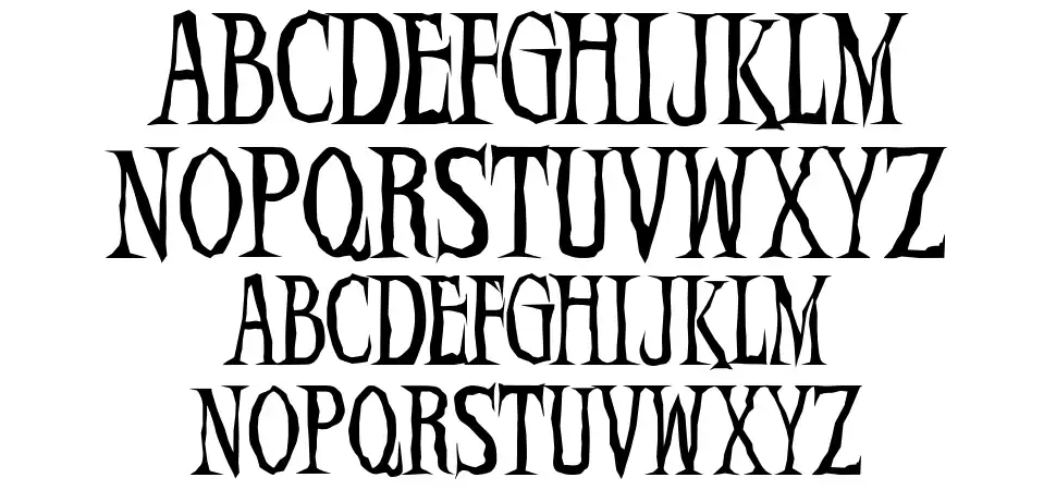 Demon Nightfont specimens