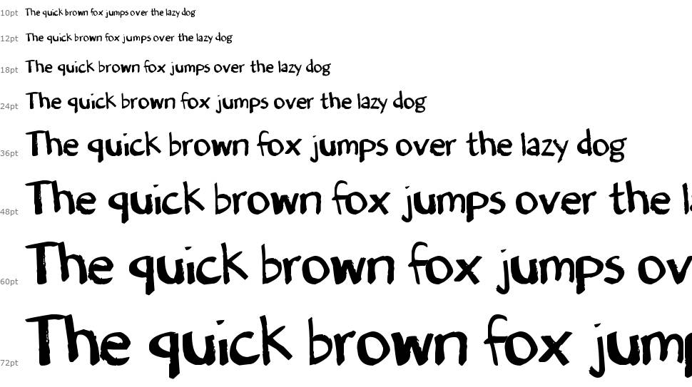 Denne's Old Handwriting font Waterfall