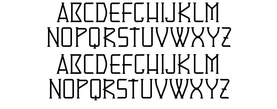 Denominator font Örnekler