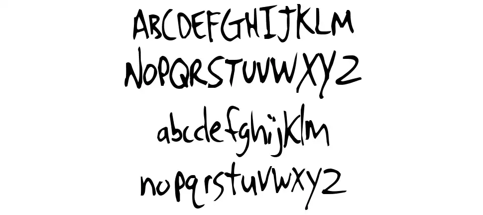 Denrito font specimens