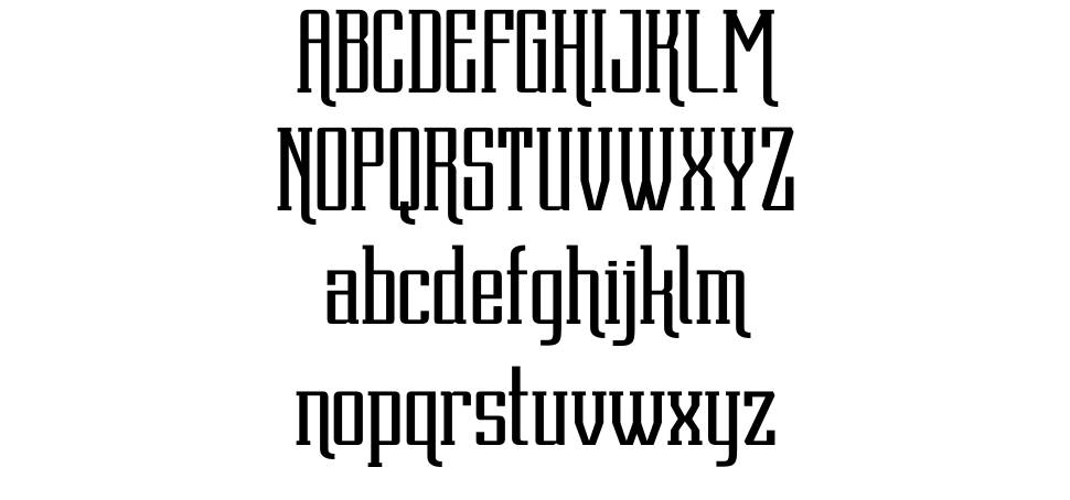 Dentra font Örnekler