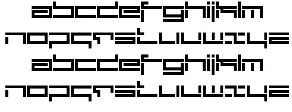 Depthcore Public フォント 標本