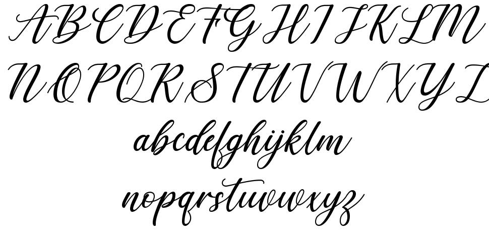 Derick Chetty font specimens