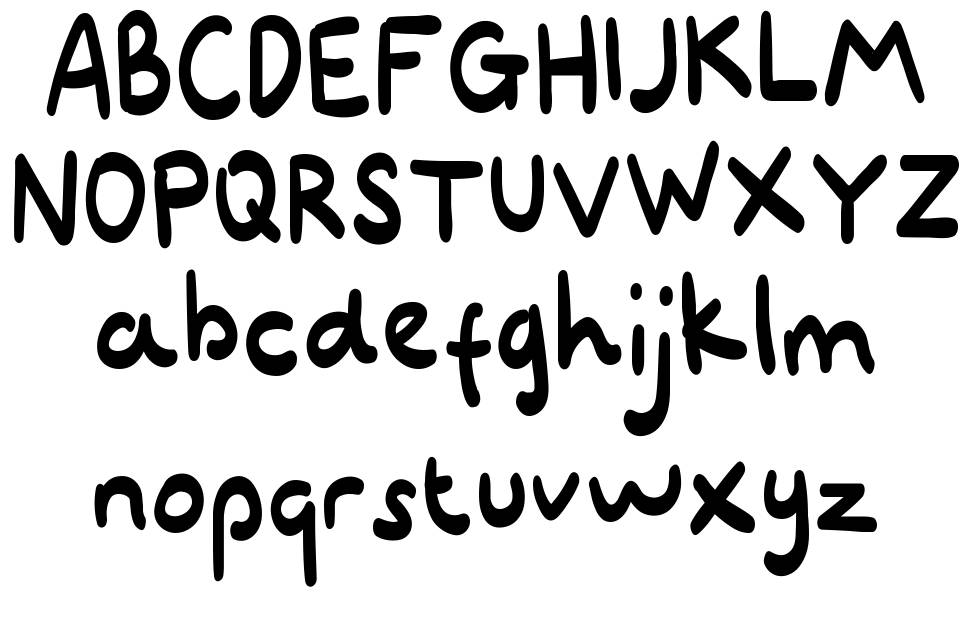 Deschamber font Örnekler