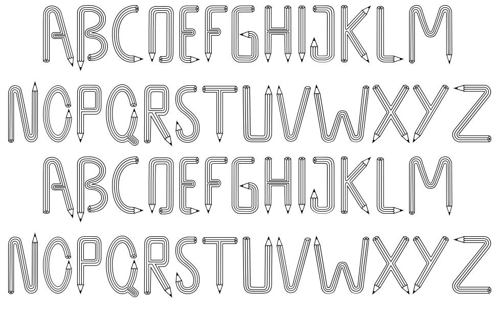 Design Design font specimens