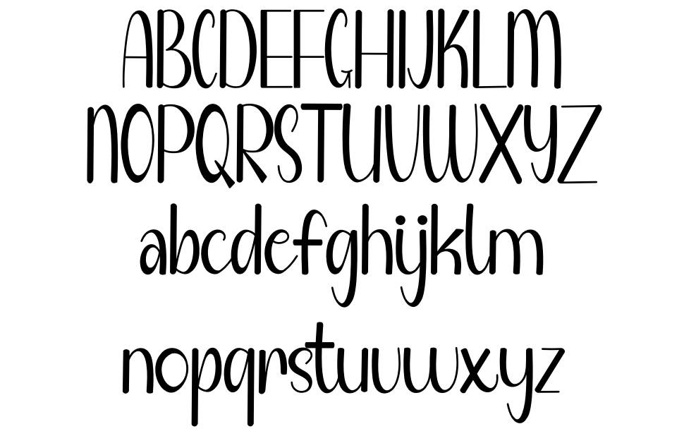 Designer Vintage font Örnekler