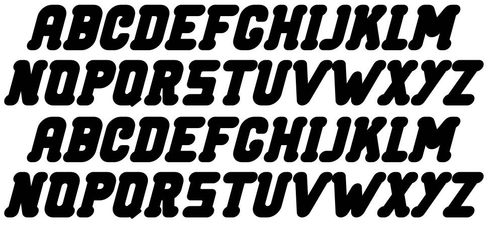 Desktop font specimens