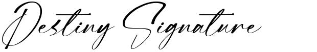 Destiny Signature