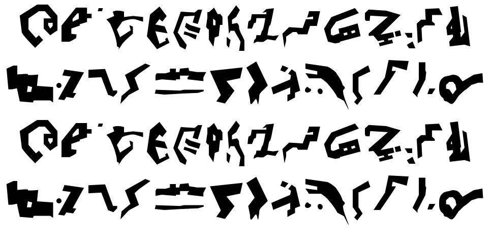 Destronic Grafitti フォント 標本