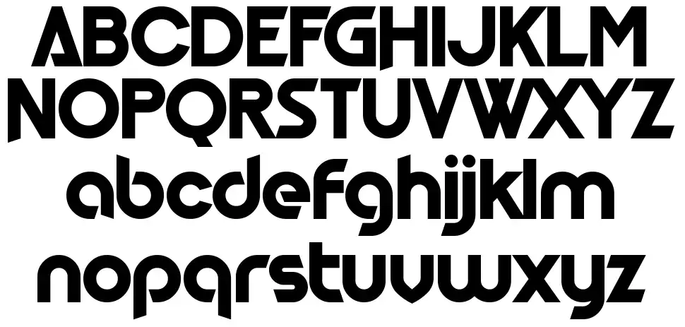 Detoks font specimens