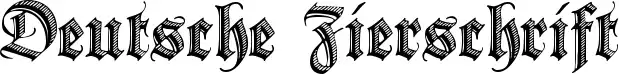 Deutsche Zierschrift