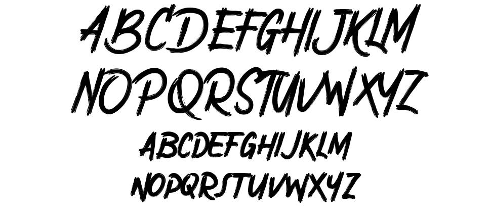 Devilish Style One font specimens