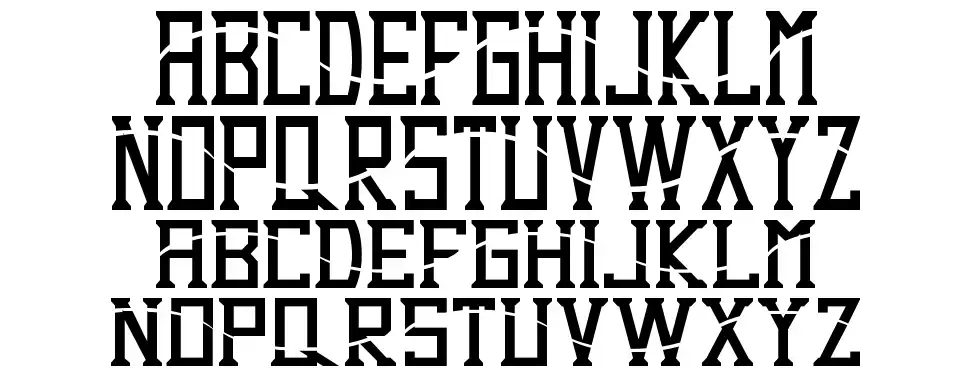 Dezert font specimens