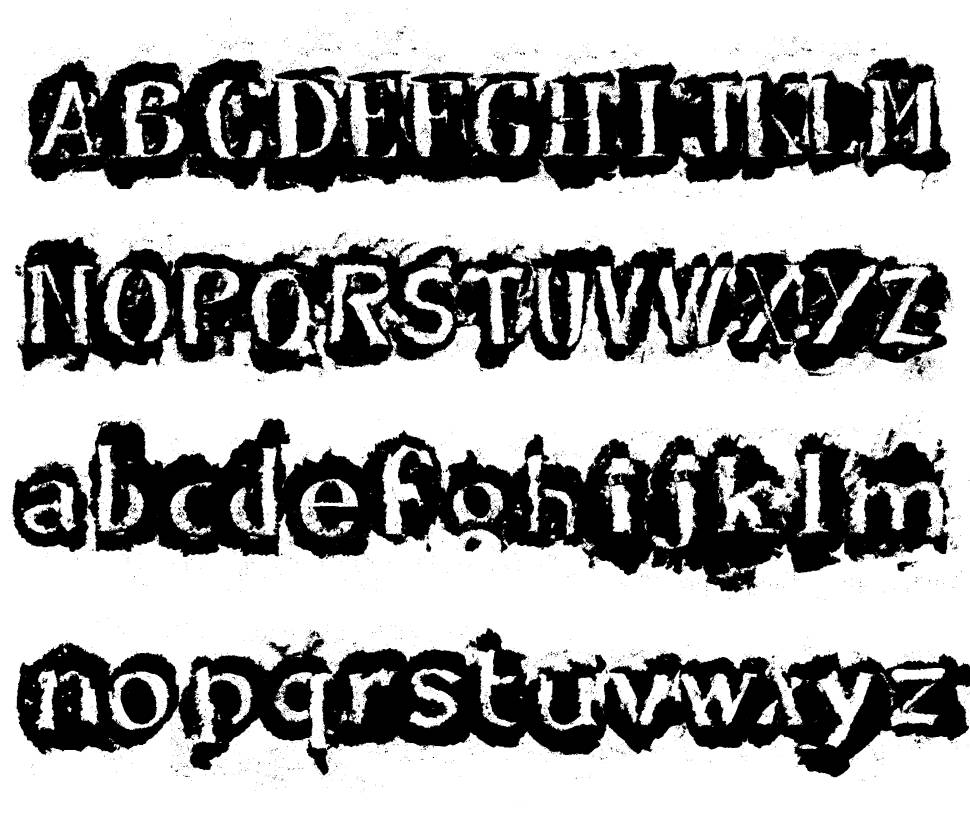 DF Stromboli フォント 標本