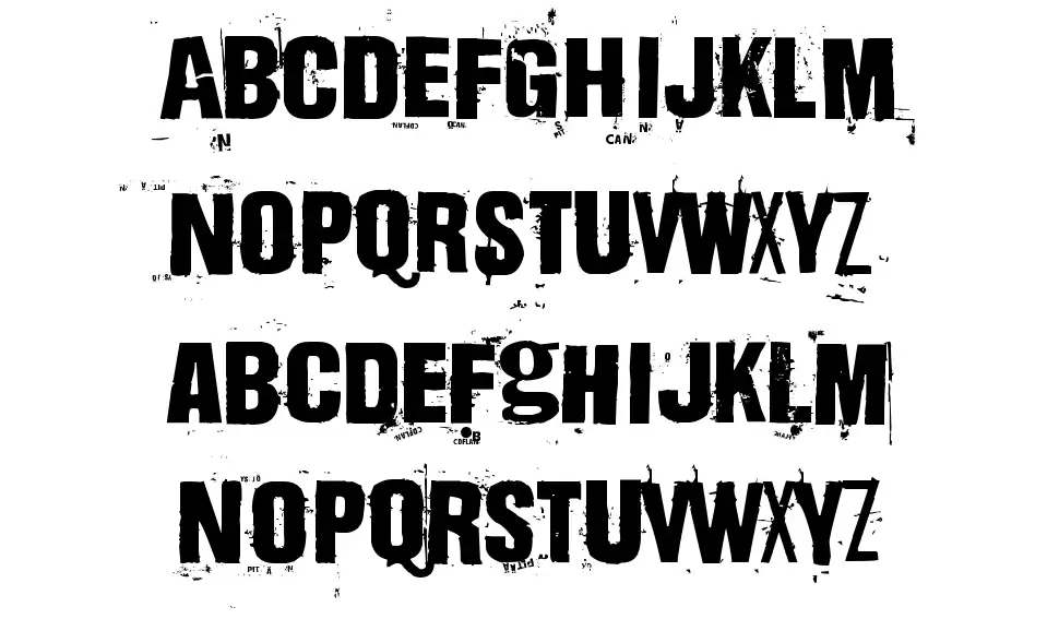 Dharma Bum font Örnekler