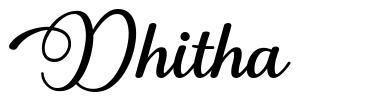 Dhitha шрифт