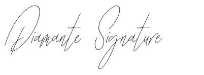 Diamante Signature font