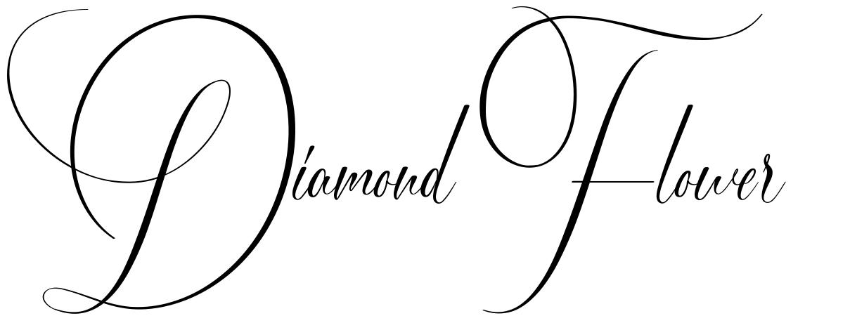Diamond Flower font