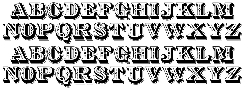 Diamond Inlay Specimen Diamond Inlayfont specimens