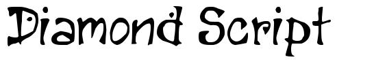 Diamond Script font