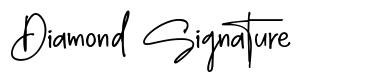 Diamond Signature font