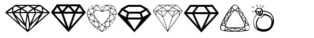 Diamonds písmo