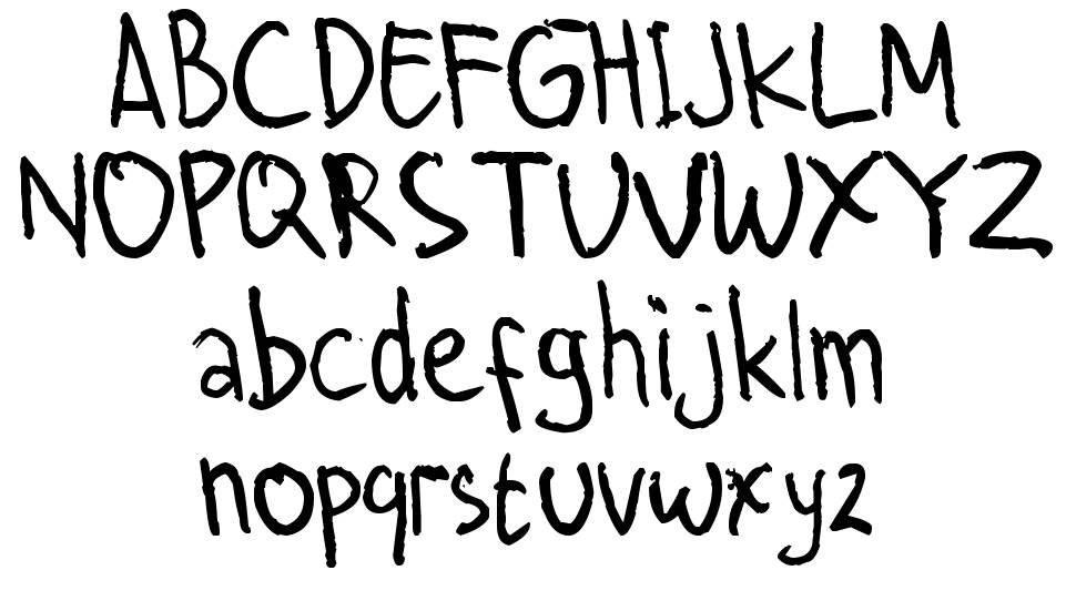 Dian Imami's Hand Writing font specimens