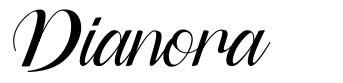 Dianora font