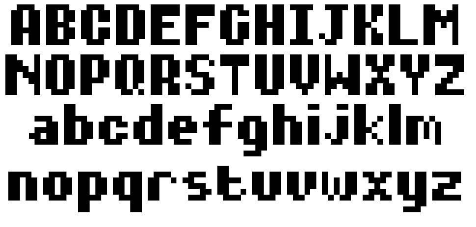 Diary of an 8-bit mage font specimens