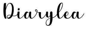 Diarylea шрифт
