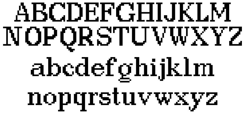 Dico font Örnekler