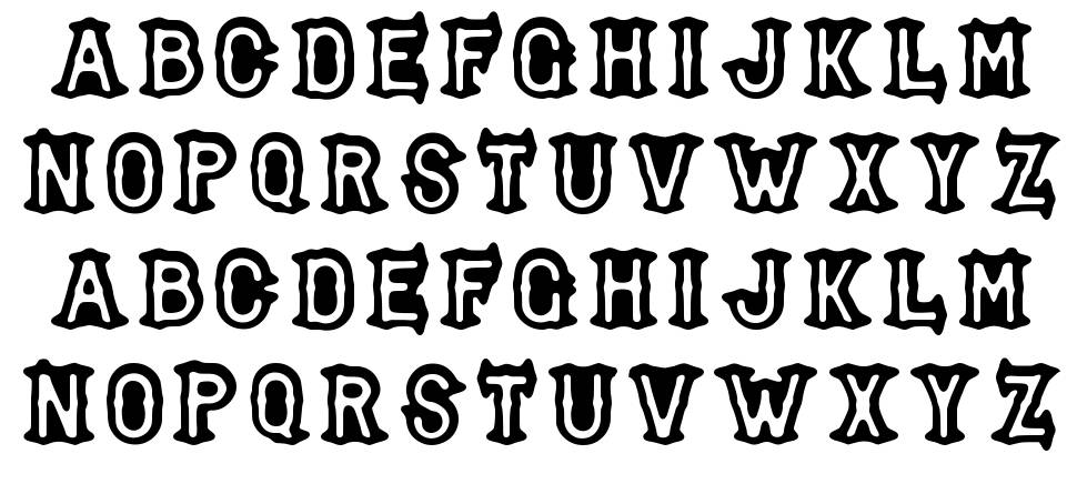 Dictadura 字形 标本