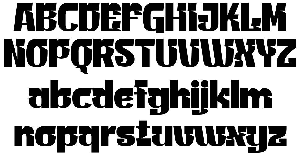 Difayuni font specimens