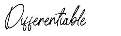 Differentiable font