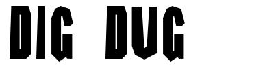 Dig Dug шрифт