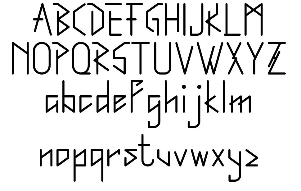 Digichild font specimens