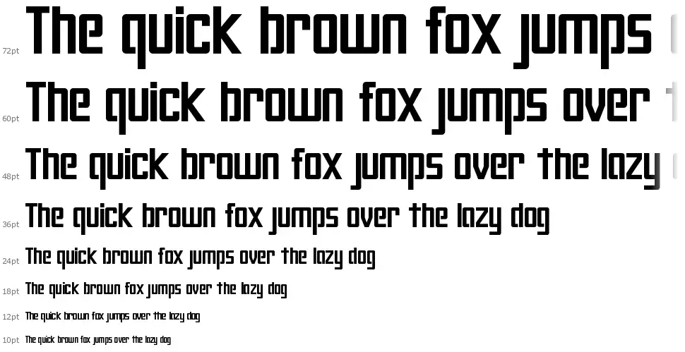 Digiformfont waterfall