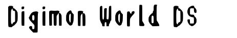 Digimon World DS font