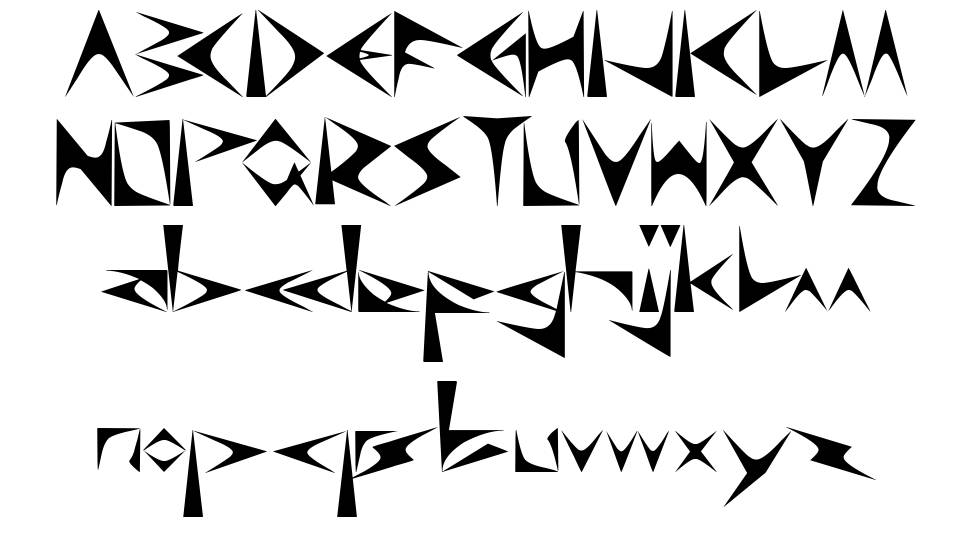 Digital Ninja font specimens