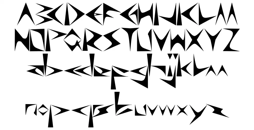 Digital Ninja font Örnekler