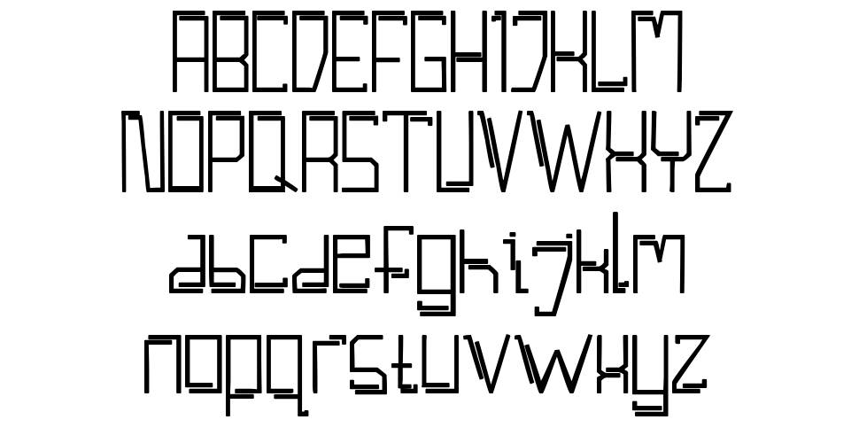 Digital Space font Örnekler