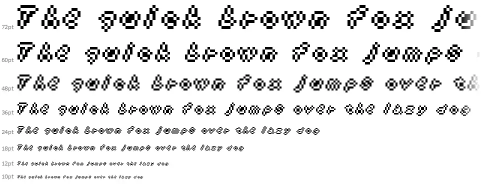 DigitalDripfont waterfall