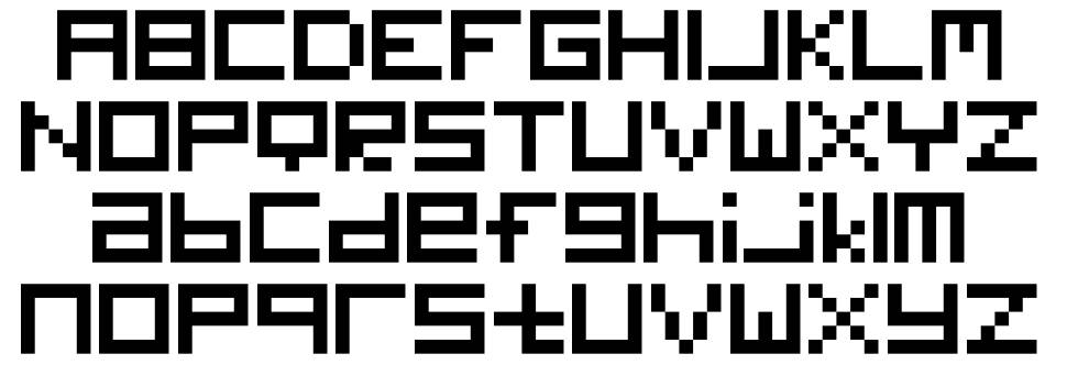 Digitalix フォント 標本