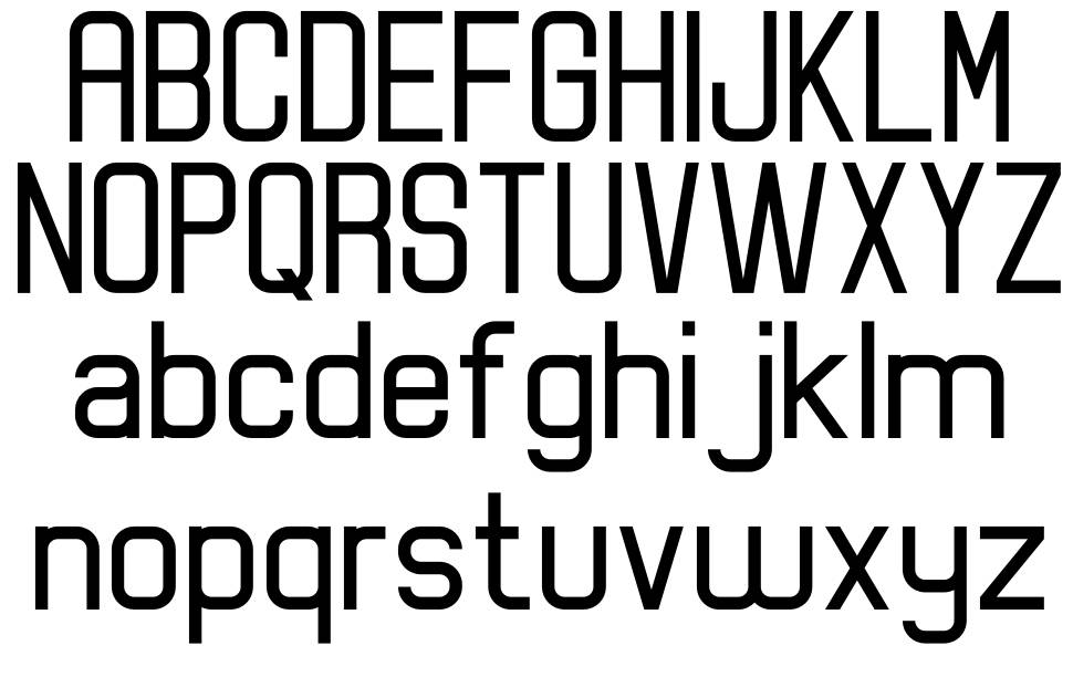 Digitalo font specimens