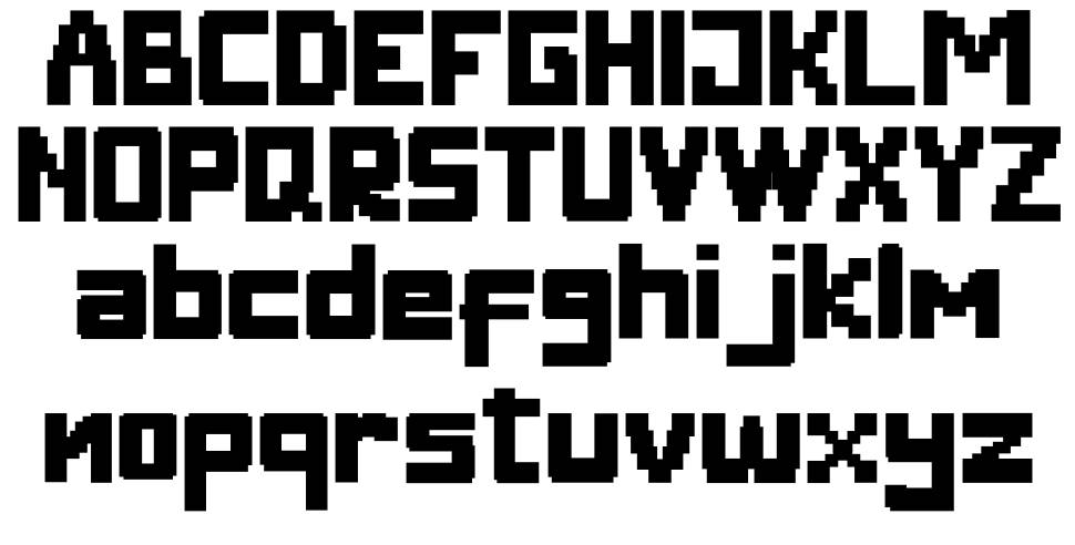 Digitizer font specimens