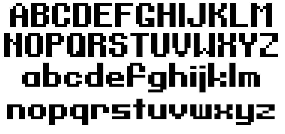 Digits font Örnekler
