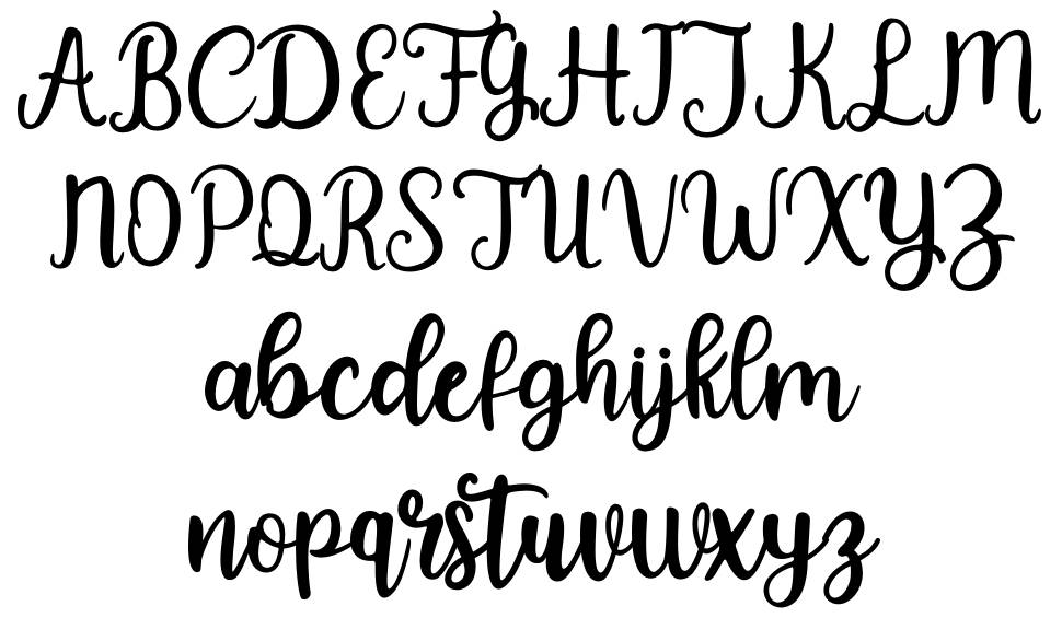 Dilanova font Örnekler