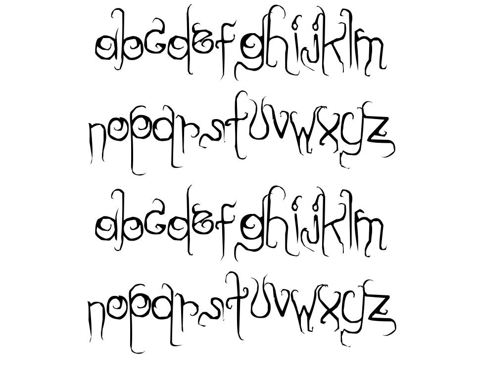 Dilate font specimens