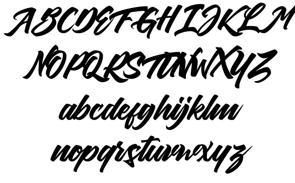 Dillanda Caligraphy Script font specimens